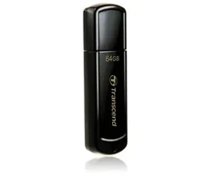 USB atmintukas 64GB Transcend JetFlash 350 juodas