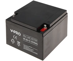 V-PRO akumuliatorius 12V/26AH-VPRO