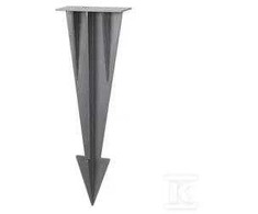 V-tac Sodo šviestuvo smaigas, tamsiai pilkas, 274mm