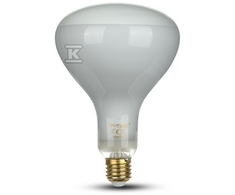 8W LED filamentinė, lemputė V-TAC E27, R125, pritemdoma, 6500K (šaltai balta)