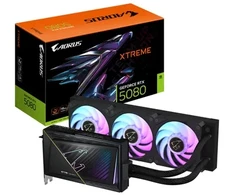 Vaizdo plokštė GIGABYTE AORUS GeForce RTX 5080 XTREME WATERFORCE 16G NVIDIA 16 GB GDDR7