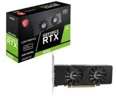 Vaizdo plokštė MSI GeForce RTX 3050 LP E 6G OC | NVIDIA | 6 GB | GeForce RTX 3050 | GDDR6 | HDMI jungčių kiekis: 2 | PCI Express Gen 4 x16 (naudoja x8)