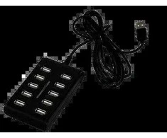 Alantec Valdymo juostos USB modulis jutikliams prijungti - 10 AVIZIO POWER prievadų