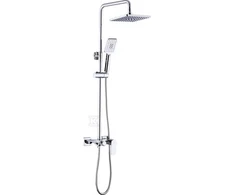 Valvex Dušo komplektas 2456320 LOFT CHROME DUŠO KOLONA SU VONIOS ANTIU // BV.2456320