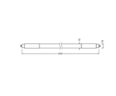 Vamzdinė LED lempa Osram SubstiTUBE T5, 849 mm, 13 W, G5