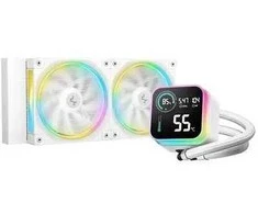 DeepCool LQ240 Baltas Processor Liquid cooling kit 12 cm 1 pc(s)