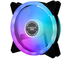 Ventiliatorius YY-120-Juodas-LOGO 1600 RPM ARGB LOVINGCOOL