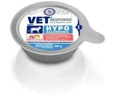 VET RESPONSE Hypoallergenic triušiena – šlapias kačių maistas – 85g