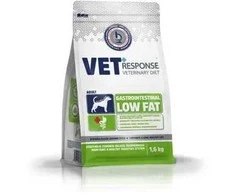 VET RESPONSE Gastrointestinal Low fat – sausas Maistas šunims – 1,6kg