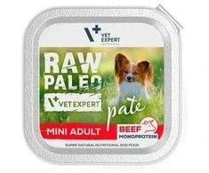 Vetexpert RAW PALEO Pate Mini Adult jautiena - wet dog food - 150 g
