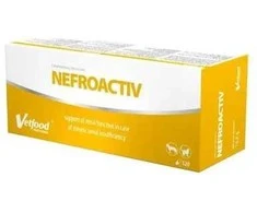 Gyvūnų papildas - VETFOOD Nefroactiv tabletės šunims ir katėms, 120 vnt.