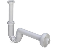 Viega izlietnes sifons, 1¼ x 32 mm, plastmasa, balts