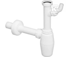 Sifonas Viega butelis 5 / 4 "DN32 balta (703349)