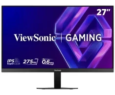 Monitorius ViewSonic 27 colių be rėmelių QHD IPS plokščias 0,6 ms MPRT 275 Hz 2 HDMI DP žaidimų monitorius (VX27G32A-2K)