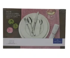 Carruzzo Villeroy & Boch 1263399037 stalo įrankių rinkinys 24 vnt Nerūdijančiojo plieno