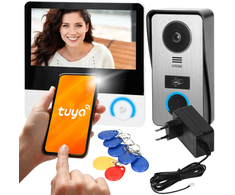 VIRONE VDP-67 FullHD VIDEO DOORPHONE, RFID skaitytuvas, TUYA
