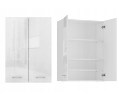 Vonios spintelė Top E Shop POLA MINI DD, 64x30x90, blizgi balta