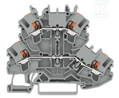 Wago 2 PAKOPŲ JUNGTIS: N/L 2202-2202 PILKA
