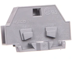 Wago 261-301 2 laidų jungtis 2,5 mm2 pilka su varžtiniu tvirtinimu 261-301 /50 vnt./