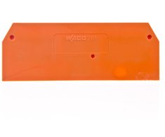 Wago 281-326 Oranžinė galinė sienelė 281-326 /25 vnt./