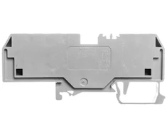 Wago 3-vielos geležinkelio jungtis 10mm2 pilka (284-681)
