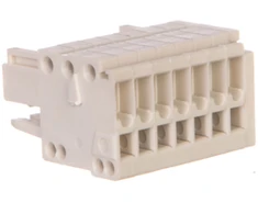 Wago 733-107 MCS-MICRO lizdas 7 kontaktų šviesiai pilkas rastrinis 2,5 mm 733-107