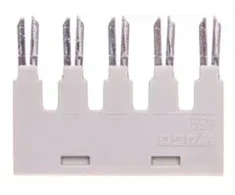 Wago 859-405 5 krypčių šukos tiltelis 18A šviesiai pilkas 859-405 /25 vnt./