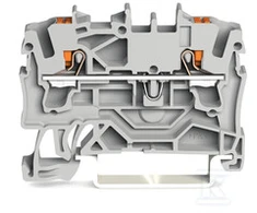 Gnybtas Wago 2202-1201, 2 jungčių 2,5 mm², 24A, pilkas