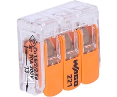 Wago ZŁ.UNIWER.221-613 3X6MM2, OPK = 30 vnt.