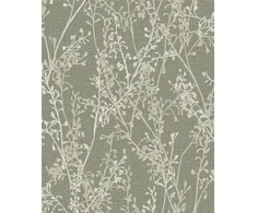 WALLPAPER 128039 BREEZE SPRIG Žalias