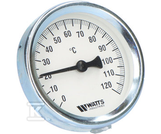 Watts Industries Termometras apvalus 120*C T63/50 WATTS