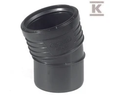 Wavin alkūnė 15 ° SiTech + 110 mm juoda (3067713)