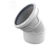 Wavin ELBOW PP-HT AS+ 160/45 SANIT.GRAY