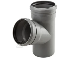 Vidaus kanalizacijos trišakis Wavin, Ø 40 / 40 mm, 67°