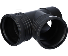 Wavin Tee 67,5 ° SiTech + 110 mm juoda (3067771)