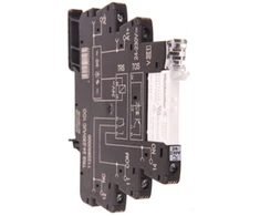 Weidmüller 1122850000, Juodas, -40–60 °C, 250 V, 1500 VA, 6,4 x 87,8 x 89,6 mm, 38 g