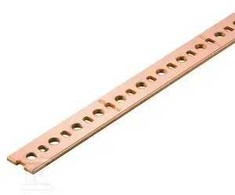 WEIDMÜLLER Maitinimo bėgis NSCH 1M blizgus varis 15x2mm su 1m
