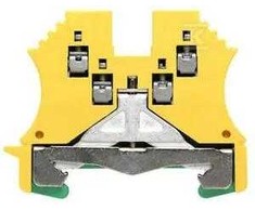 Weidmüller 1016500000, Žalias, Geltonas, 1.5 mm², 180 A, 60 mm, 18,318 g, 100 vnt.