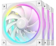 „Deepcool FL12“ baltas ventiliatorius, 3 vnt. pakuotė, 120 mm, 2150 aps./min., 12 V