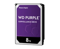 Kietasis diskas Western Digital HDD Video Surveillance WD Violetinė 8TB CMR, 3.5'', 256MB, 5640 RPM, SATA, TBW: 180