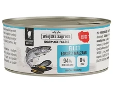Wiejska Zagroda Konservai katei Handmade fillets Lašiša su moliuskais (suaugusiems) 70g
