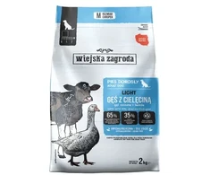 WIEJSKA ZAGRODA „Light Goose“ su veršiena sausas šunų ėdalas, 2kg