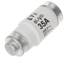 LYDŽIŲJŲ SAUGIKLIŲ ĮDĖKLAS ETI-D02/35A 35 A 400 V gL/gG E18 ETI
