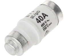 LYDŽIŲJŲ SAUGIKLIŲ ĮDĖKLAS ETI-D02/40A 40 A 400 V gL/gG E18 ETI