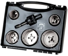 „Wolfcraft HSS-BIM“ gręžimo frezos rinkinys T formos, 35, 40, 51, 65, 68 mm - WF3764000