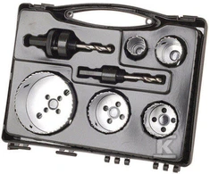 Wolfcraft BiM skylių pjūklų rinkinys 25 - 83 mm - sanitarinei įrangai