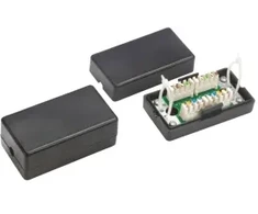 Alantec Adapteris DIN bėgiui (TH35) Keystone RJ45, RJ12 su įžeminimu ALANTEC - ALANTEC