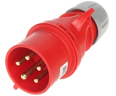 NEŠIOJAMAS KIŠTUKAS PCE-0256 400 V 32 A 5P 6H IP44 / IP54
