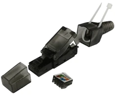 Wtyk RJ45 UTP kat.6 POE+, MPTL, beznarzędziowy na "gruby" drut 22-24 AWG ALANTEC