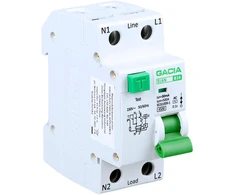 VCX Diferencialinis jungiklis su viršsrovės elementu B16A, 30mA, 1P+N, AC tipo GACIA SL6N 1P+N B16A 30MA, AC